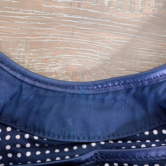 Kate Spade y2k vintage nylon leather trim hobo bag black - Picture 12 of 12